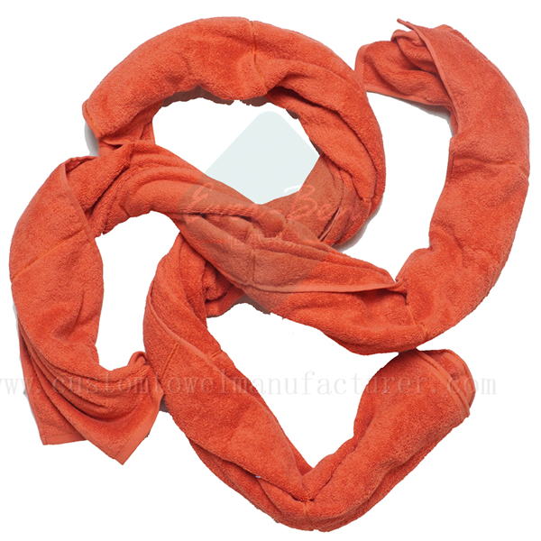 China Bulk orange hand towels Wholesaler cotton round beach towel Supplier